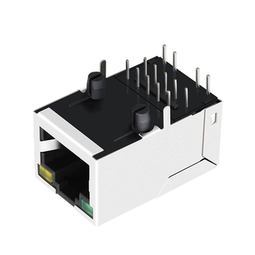 X Multiple XMPH-SC851-901NL Συμβατό LINK-PP LPJ1175BHNL 10/100 Base-T Tab Up Πράσινο/Κίτρινο LED Μονής Θύρας POE RJ45 Magjack ICM Jack εικόνα 3
