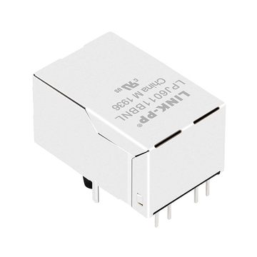 Pulse JX10-0061NL Compatibel LINK-PP LPJ6011BBNL 10/100 Base-T Tab Up Groen/Geel LED Enkele Poort 8P8C RJ45 LAN-aansluiting afbeelding 5