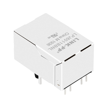 Pulse JXR1-0015NL Compatibel LINK-PP LPJ6011BBNL 10/100 Base-T Tab Up Groen/Geel LED Enkele Poort RJ45 8-pins Connector afbeelding 5