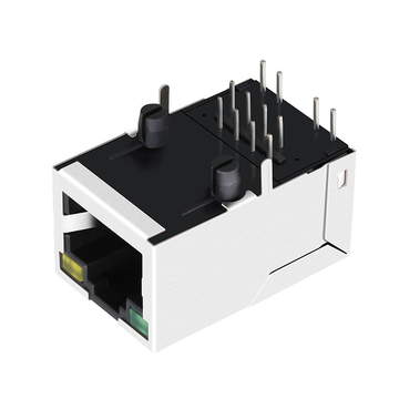 Συμβατό με Hanrun HY911162AE LINK-PP LPJ6011BBNL 10/100 Base-T Tab Up Πράσινο/Κίτρινο LED Μονής Θύρας 8P8C Cat5e RJ45 Jack εικόνα 3