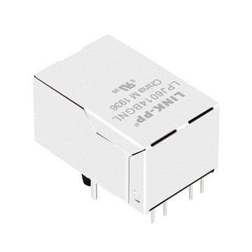 WE 74990101212 Συμβατό LINK-PP LPJ6014BGNL Υποδοχή RJ45 100 Base-T μονής θύρας με μετασχηματιστή προς τα πάνω Κίτρινη/Πράσινη εικόνα LED 5