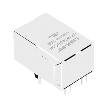 Wurth 7499210124A Compatible LPJ6049BGNL 100 Base-T Single Port RJ45 POE Magnetics Jack Tab Up Yellow/Green Led image 2