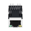 МЫ MIC66311-0171T-LF3 Совместимость LINK-PP LPJ6049BGNL 100 Base-T Однопортовый RJ45 POE Магнитный разъем с язычком вверх, желто-зеленый светодиод, изображение 2