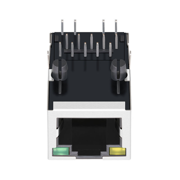 WIJ MIC66311-0171T-LF3 Compatibel LINK-PP LPJ6049BGNL 100 Base-T RJ45 PoE-aansluiting met één poort en magnetische aansluiting, gele/groene LED (afbeelding 2)