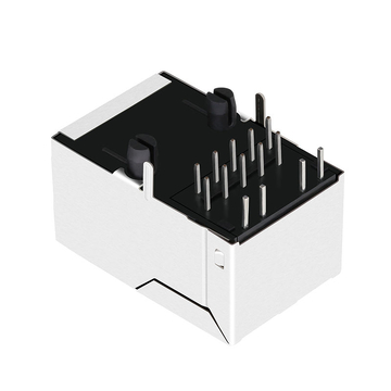 Wurth 7499210124A Compatible LPJ6049BGNL 100 Base-T Single Port RJ45 POE Magnetics Jack Tab Up Yellow/Green Led image 5