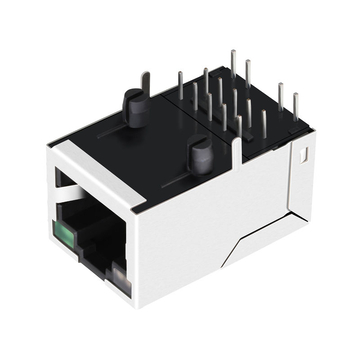 WE 7499110124 Συμβατό LINK-PP LPJG17401B9NL 100/1000 Base-T Tab Up Yellow&Green/Green LED Single Port 8P8C RJ45 PCB Connector εικόνα 3