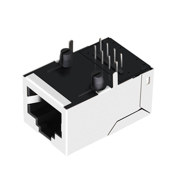 WIJ MIC24310-0101T-LF3 Compatibel LINK-PP LPJ1014DNL 10/100 Base-T Tab Up Zonder LED Enkele Poort Afgeschermde RJ45-aansluiting afbeelding 3