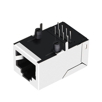Compatible avec l'impulsion JXR1-0005NL LINK-PP LPJ6011DNL 10/100 Base-T, connecteur à languette vers le haut, sans LED, port unique, prise RJ45 blindée, image 3