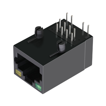 Совместимость с Belfuse SI-50199-F LINK-PP LPJ1014NHNL 10/100 Base-T Tab Up Green/Yellow Led Single Port RJ45 Network Connector image 3