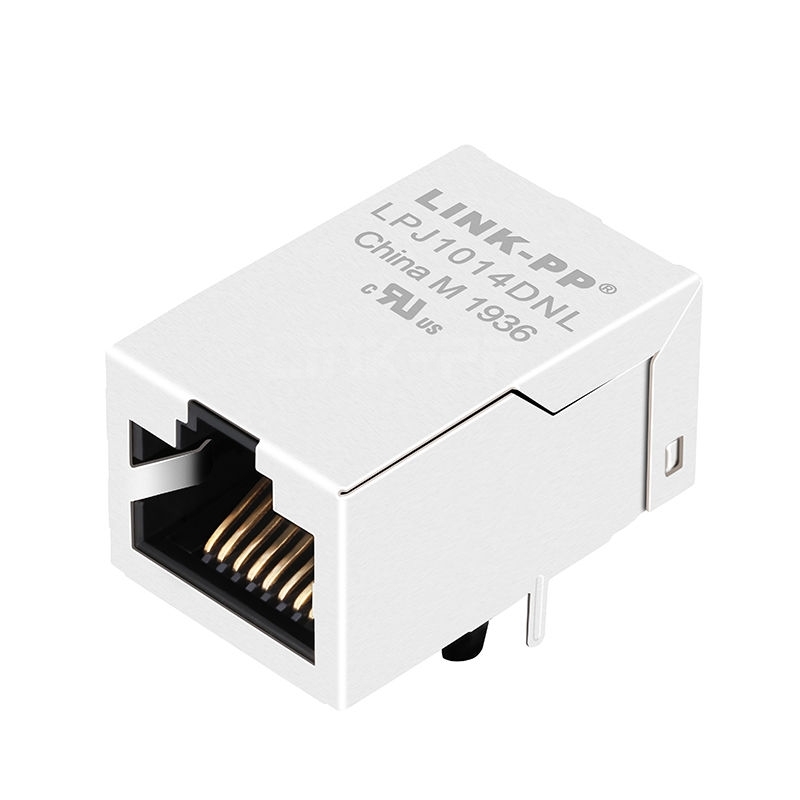 Wurth 7499010001A Compatible LINK-PP LPJ1014DNL 10/100 Base-T Single Port Magnetics RJ45 Female Jack Tab Up Without Led
