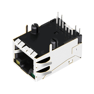 Συμβατό με Amphenol RJMG163217101NR LINK-PP LPJ1013KHNL 10/100 Base-T Tab Up Πράσινο/Κίτρινο LED Μονής Θύρας Θωρακισμένο Δίκτυο RJ 45 Υποδοχή Υποδοχής 3