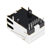 LPJ9011KONL 10/100 Base-T Tab Up Single Port RJ45 Magjack Orange&Green/Yellow LED thumb image 2
