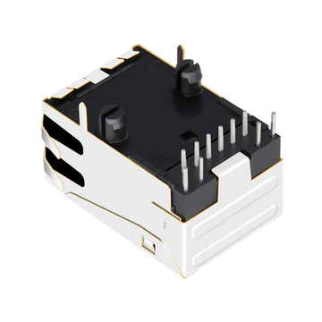 Belfuse 08B0-1X1T-36-F Compatible LPJ9011KONL 10/100 Base-T Single Port Integrated Magnetic RJ45 Jacks Tab Up Orange&Green/Yellow Led image 2