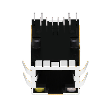 WE 7499011610 Compatible LINK-PP LPJ2011KONL 10/100 Base-T Tab Up Orange&Green/Yellow Led Single Port RJ45 PCB Mount Jack image 2
