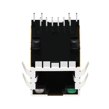 YDS 47F-1212GDD2NL Compatible LINK-PP LPJ9011K26NL 10/100 Base-T Single Port Shielded RJ45 Connector Tab Up Green/Orange&Green Led image 2