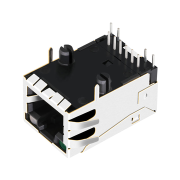 YDS 47F-1212GDD2NL Compatible LINK-PP LPJ9011K26NL 10/100 Base-T Single Port Shielded RJ45 Connector Tab Up Green/Orange&Green Led image 3