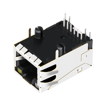 Совместимость с RTA-365ATR1A LINK-PP LPJ9026KONL 10/100 Base-T Однопортовый RJ45 разъем с контактами вверх, оранжевый, зеленый и желтый светодиоды, изображение 3