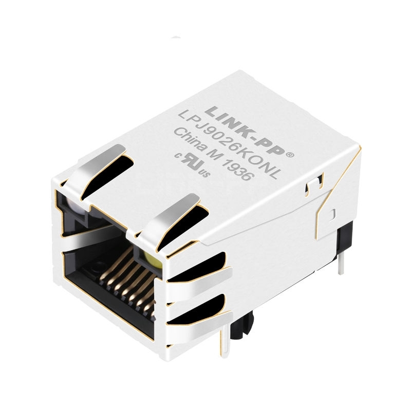 YDS 47F-121ADYD2NL Compatible LINK-PP LPJ9026KONL 10/100 Base-T Tab Up Orange&Green/Yellow Led Single Port Modular Connector RJ45
