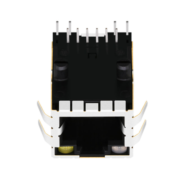 Совместимость с RTA-365ATR1A LINK-PP LPJ9026KONL 10/100 Base-T Однопортовый RJ45 разъем с контактами вверх, оранжевый, зеленый и желтый светодиоды, изображение 2