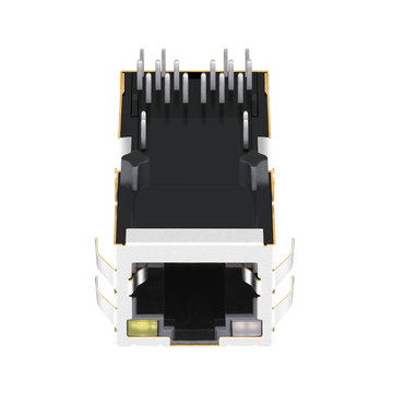 belfuse 0826-1x1t-hs-f compatível link-pp lpjk6078aonl 100 1000 base-t poe+ gigabit rj45 magjack aba para cima led laranja e verde amarelo imagem 2