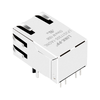 LINK-PP LPJG17305-1AONL 100/1000 Base-T Однопортовый магнитный разъем RJ45 с фиксатором и оранжево-зелено-желтым светодиодом (изображение 4)