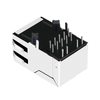 LINK-PP LPJG17305-1AONL 100/1000 Base-T Однопортовый магнитный разъем RJ45 с фиксатором и оранжево-зелено-желтым светодиодом (изображение 5)