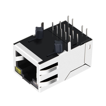 RTA-164ANNNA-compatibel LINK-PP LPJG17321-1AONL 100/1000 Base-T Tab Up Oranje & Groen/Gele LED 1x1 Poort Modulaire RJ-45 Socket afbeelding 3