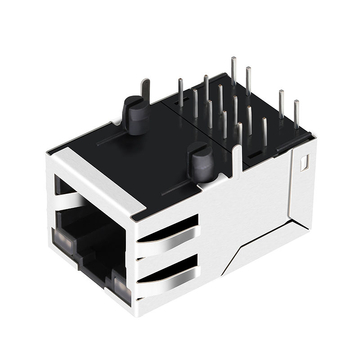 ude rta-1s4a9w1f compatible link-pp lpjg17333-1a47nl 100 1000 base-t tab up rj45 magjack yellow green yellow green led image 3