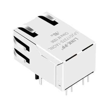 RTA-164AGC1A-compatibel LINK-PP LPJG17370-1AONL 100/1000 Base-T Tab Up Oranje & Groen/Gele LED 1x1 Poort LAN RJ45-aansluiting afbeelding 5