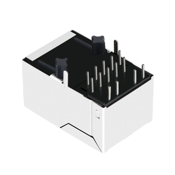 RTA-193AGL1A-compatibel LINK-PP LPJG17391-1B53NL 100/1000 Base-T Tab Up Oranje & Groen/Groene LED 1x1 Poort 10P8C RJ-45 Module afbeelding 4