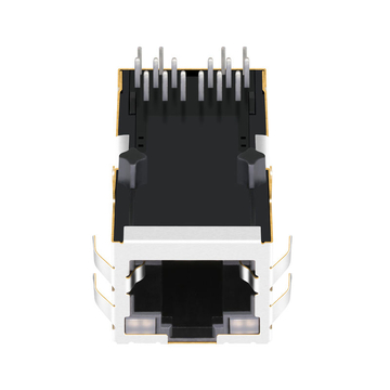 Belfuse 0826-1C4T-23-F 互換 LINK-PP LPJK0071A4NL 100/1000 Base-T 1x1ポート 10P8C RJ45ジャック タブアップ 緑＆黄/緑＆黄LED 画像2