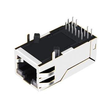 Halo HFJT1-1G20C3-L55RL互換LPJK0071A4NL 1000 Base-TギガビットRJ45コネクタ マグネティックスジャックタブアップ 緑＆黄/緑＆黄LEDイメージ3
