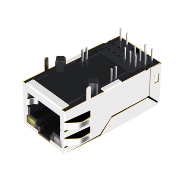 Συμβατό με Belfuse 0826-1X1T-GJ-F LINK-PP LPJK6003AONL 10/100 Base-T Tab Up Πορτοκαλί&Πράσινο/Κίτρινο LED 1x1 Θύρα POE+ Δίκτυο RJ45 εικόνα 3