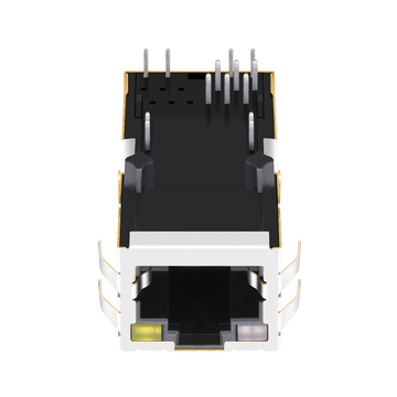 Συμβατό με Belfuse 0826-1X1T-GJ-F LINK-PP LPJK6003AONL 10/100 Base-T Tab Up Πορτοκαλί&Πράσινο/Κίτρινο LED 1x1 Θύρα POE+ Δίκτυο RJ45 εικόνα 2