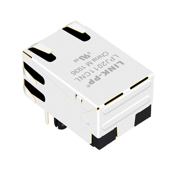 Συμβατό με Belfuse 08B0-1V1T-06-F LINK-PP LPJ2011CNL 10/100 Base-T RJ45 MagJack Tab Up Χωρίς LED εικόνα 3