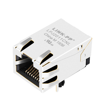 belfuse 08b1-1xx1-06-f compatible link-pp lpj2011cnl 10 100 base-t rj45 jack 1x1 port tab up without led