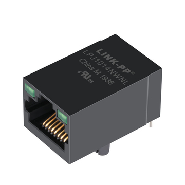 Belfuse SI-50218-F Compatible LPJ1014NWNL 1000 Base-T Unshielded RJ45 Connector Tab Up Green/Green Led