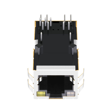 Совместимость с Belfuse 0826-1X1T-57-F LINK-PP LPJK1013AONL 100/1000 Base-T Tab Up Orange&Green/Yellow Led Single Port POE RJ45 Female Connector image 2