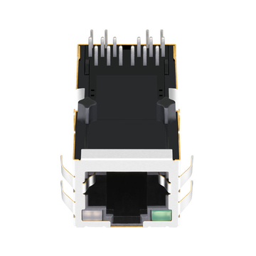 Belfuse 0826-1L1T-43-F Совместимый с LPJK4036A8NL 1x1 Портовый RJ45 1000 Base-T Ethernet Разъем с врезкой вверх Зеленый/Желтый и зеленый светодиод Изображение 4