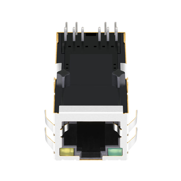 Belfuse SI-53019-F Compatibel LINK-PP LPJK0012AHNL 10/100 Base-T Tab Up Groen/Gele LED 1x1 Poort Cat6 RJ-45 Gefilterde Connectoren afbeelding 2