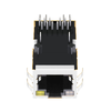 LPJK6071AONL 100/1000 Base-T PoE RJ45 Magjack Gigabit 1x1 Port Tab Up Orange/Green/Yellow LED thumb image 2