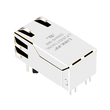 Pulse JXD7-0601NL 1x1 Port POE RJ45 Jack 1000 Base-T Tab Up Orange&Green/Yellow Led image 5