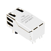 Совместимость с Molex 85793-1006 LINK-PP LPJK0038AHNL 100/1000 Base-T Magnetics Разъемы RJ45 Выступ вверх Зеленый/желтый светодиод Изображение большого пальца 5