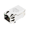 Pulse JK0654219 Compatible LINK-PP LPJK0071AWNL 100/1000 Base-T Tab Up Green/Green Led 1x1 Port RJ45 90 Degree Connector thumb image 1