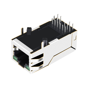 Halo HFJT1-1G20C3-L11RL Совместимый LPJK0071AWNL 100/1000 Base-T RJ45 разъем для печатной платы, магнитный, однопортовый, с вставкой вверх, зеленый/зеленый светодиод, изображение 4