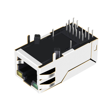 Совместимость с импульсным JK0-0145NL LINK-PP LPJK1045AHNL 100/1000 Base-T Tab Up Green/Yellow Led 1x1 Port POE Connector RJ 45 Magnetic image 3