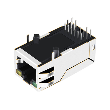 Hanrun HR971185A Compatible LINK-PP LPJK0010AHNL 10/100 Base-T RJ45 Magnetic Modular Jacks Tab Up Green/Yellow Led image 3