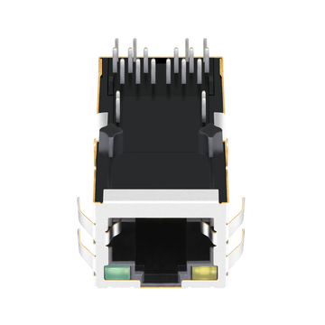 Hanrun HR851140A compatibel LINK-PP LPJK2001AGNL 100 Base-T Ethernet MagJack RJ45 POE Tab Up 1x1 Port Gele/Groene LED afbeelding 2
