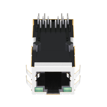 LPJK0036AWNL 100/1000 Base-T Tab Up 1x1 Port Gigabit RJ45 Ethernet Jack With Green/Green Led image 2