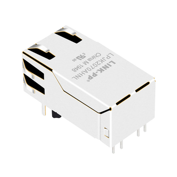 Molex 85789-1006 Compatibel LINK-PP LPJK2070AHNL 100/1000 Base-T Tab Up Groen/Geel LED 1x1 Poort POE+ RJ45 Modulaire Socket afbeelding 5